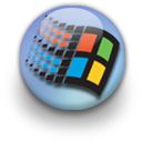 old,win,trans,blue icon