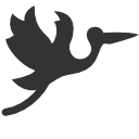 flying,stork icon