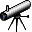 telescope,reflecting icon