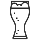 alcohol, beer, beverage, drink, glass, wheat svg vector icon