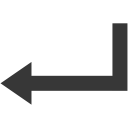 arrow, enter svg vector icon