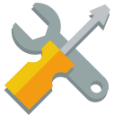 screwdriver, wrench svg vector icon