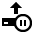 upload,pause,video,ascend,ascending,increase,up,rise icon