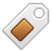 brown, tag icon