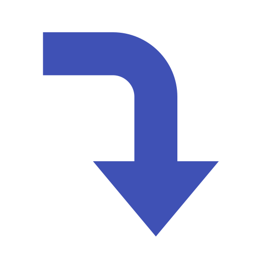 Right Down svg vector icon