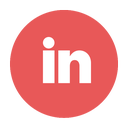 circular, in, linkedin, ln, modern icon