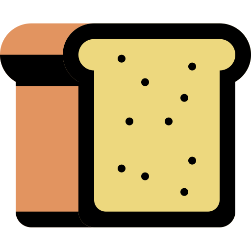 Bread svg vector icon