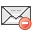 mail,delete,del,remove,envelop,message,email,letter icon