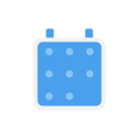 calendar, date, events, twitter svg vector icon