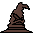 colour, harry, hat, magic, potter, sorting svg vector icon