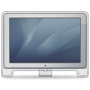 cinema, display, front, graphite, old icon