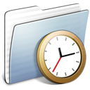 graphite,stripped,folder,clock,alarm,time,history,alarm clock icon
