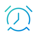 alarm, app, morning, notification, open line, reminder, task svg vector icon