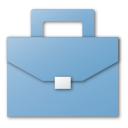 suitcase,blue icon