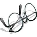 kghostview,glasses,read,view icon