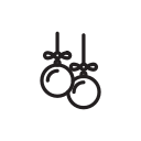 ball, chistmas, gift svg vector icon