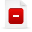 document, file, paper, red icon