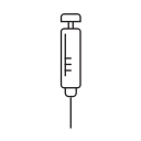 injecting, injection, intravenous, syringe, vaccination, vaccine svg vector icon