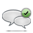 comment,check icon