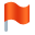 flag, mark, red icon
