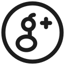 friend, google plus, sharing, social, social media svg vector icon