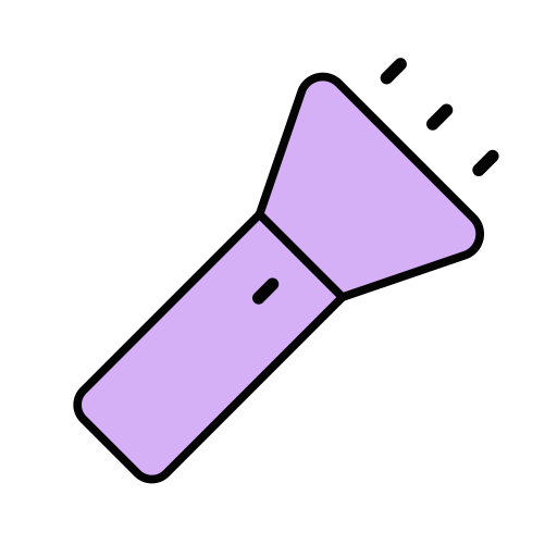 Flashlight svg vector icon