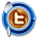 cappucino, coffee, cup, twitter icon