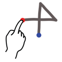 add, gestureworks, stroke icon