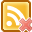 delete, feed icon