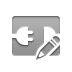 disconnect,pencil icon