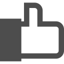 interface, like, thumbs, thumbs up, ui svg vector icon