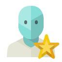 user,star icon