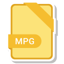 document, file, mpg, name svg vector icon