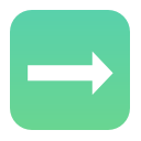 arrow, right icon