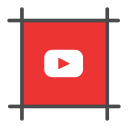 social, tube, utube, video, youtube, youtuber svg vector icon