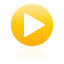 button, play, yellow icon
