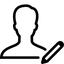 edit,user icon