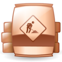 barrel, material, raw, under construction icon