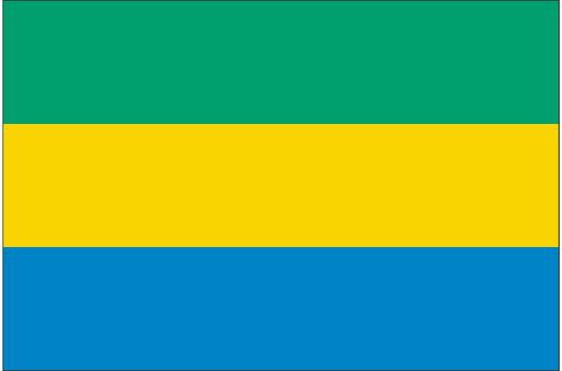 Gabon svg vector icon