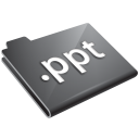 ppt,grey,powerpoint icon