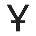 finance, financial, money, payment, yuan svg vector icon