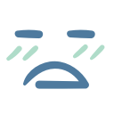 bored, disappointed, emoji, emot, sleep svg vector icon
