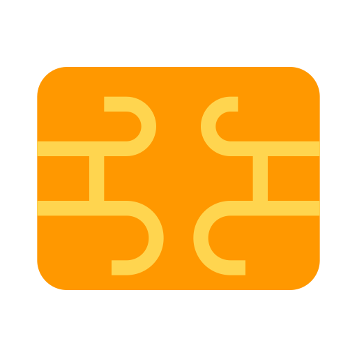 Yes Card Chip svg vector icon