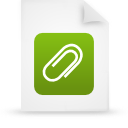 document, file, green, paper icon