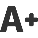 increase,font icon