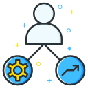 employee, job, seeker, system, unemployee, work svg vector icon