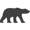bear, endangered, polar bear svg vector icon