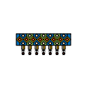 decorations, diwali, festival, lights, toran svg vector icon