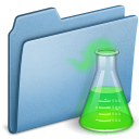 blue,experiment icon