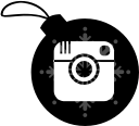 ball, christmas, instagram svg vector icon